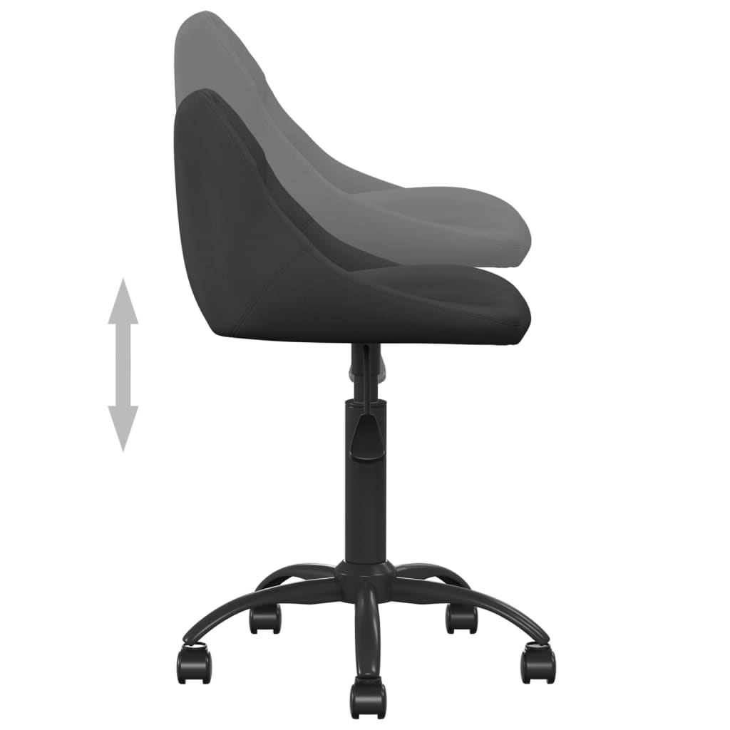 Bürostuhl Rosa Samt
