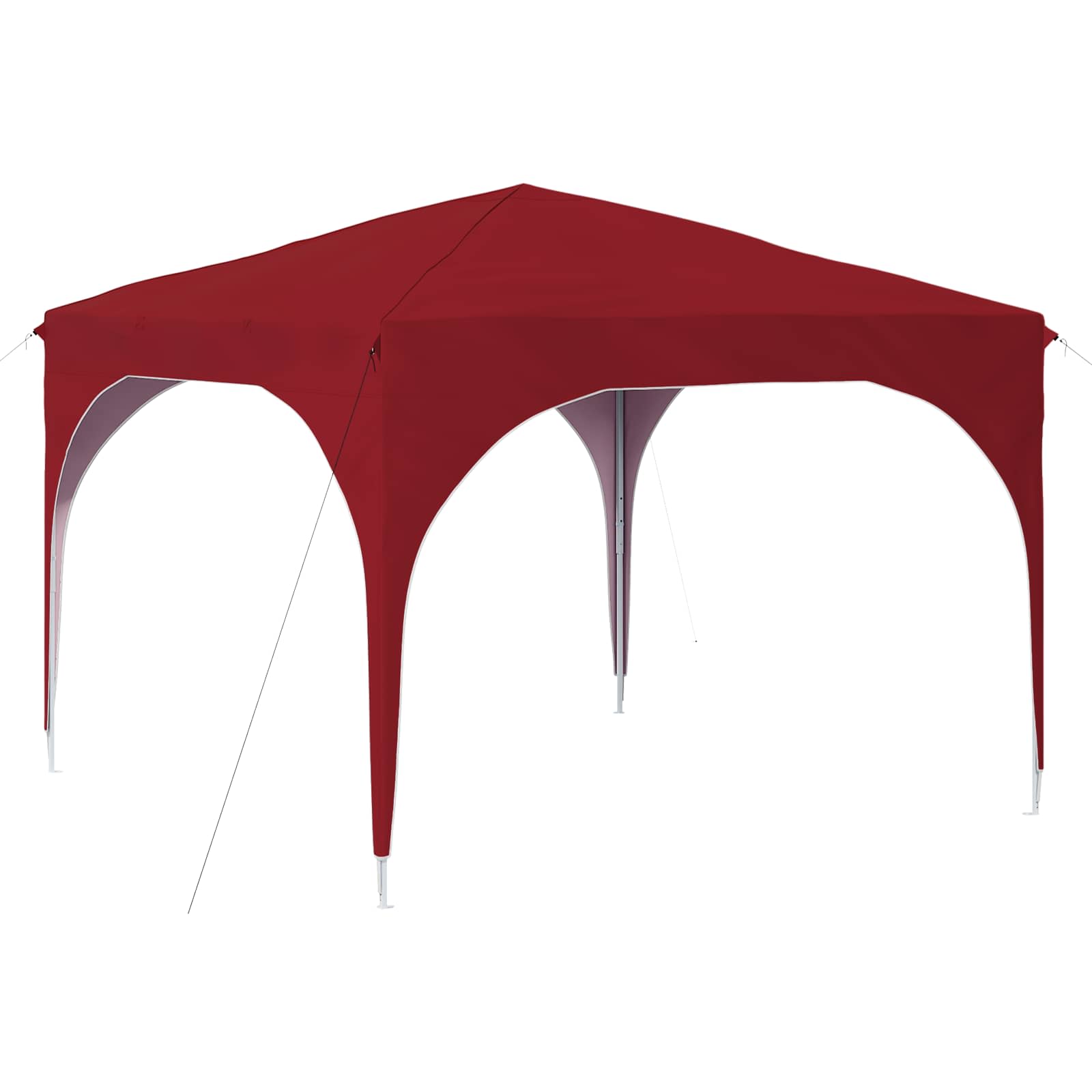 Pop-up Partyzelt 290 x 290 x 245 cm Creme