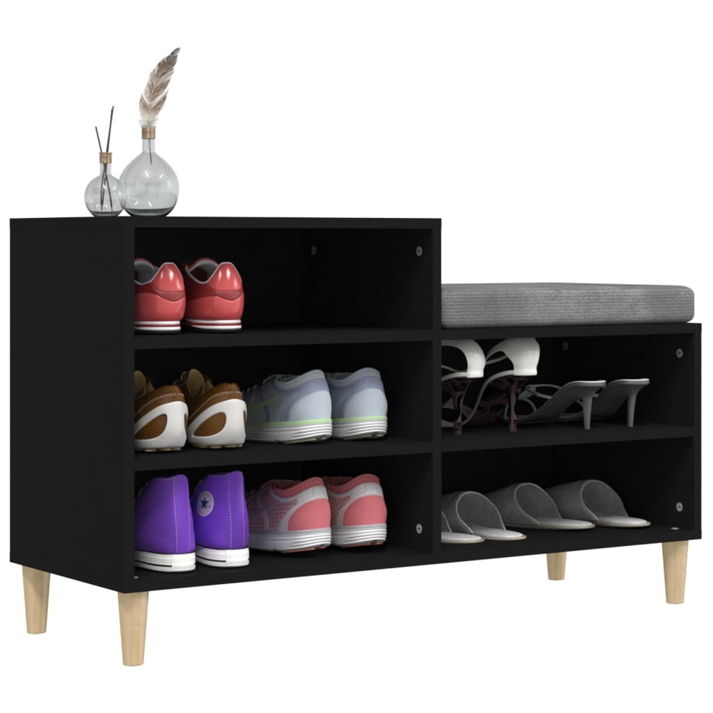 Schuhregal Weiß 102x36x60 cm Holzwerkstoff