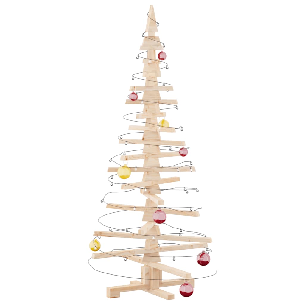 Weihnachtsbaum Holz zum Schmücken 60 cm Massivholz Kiefer