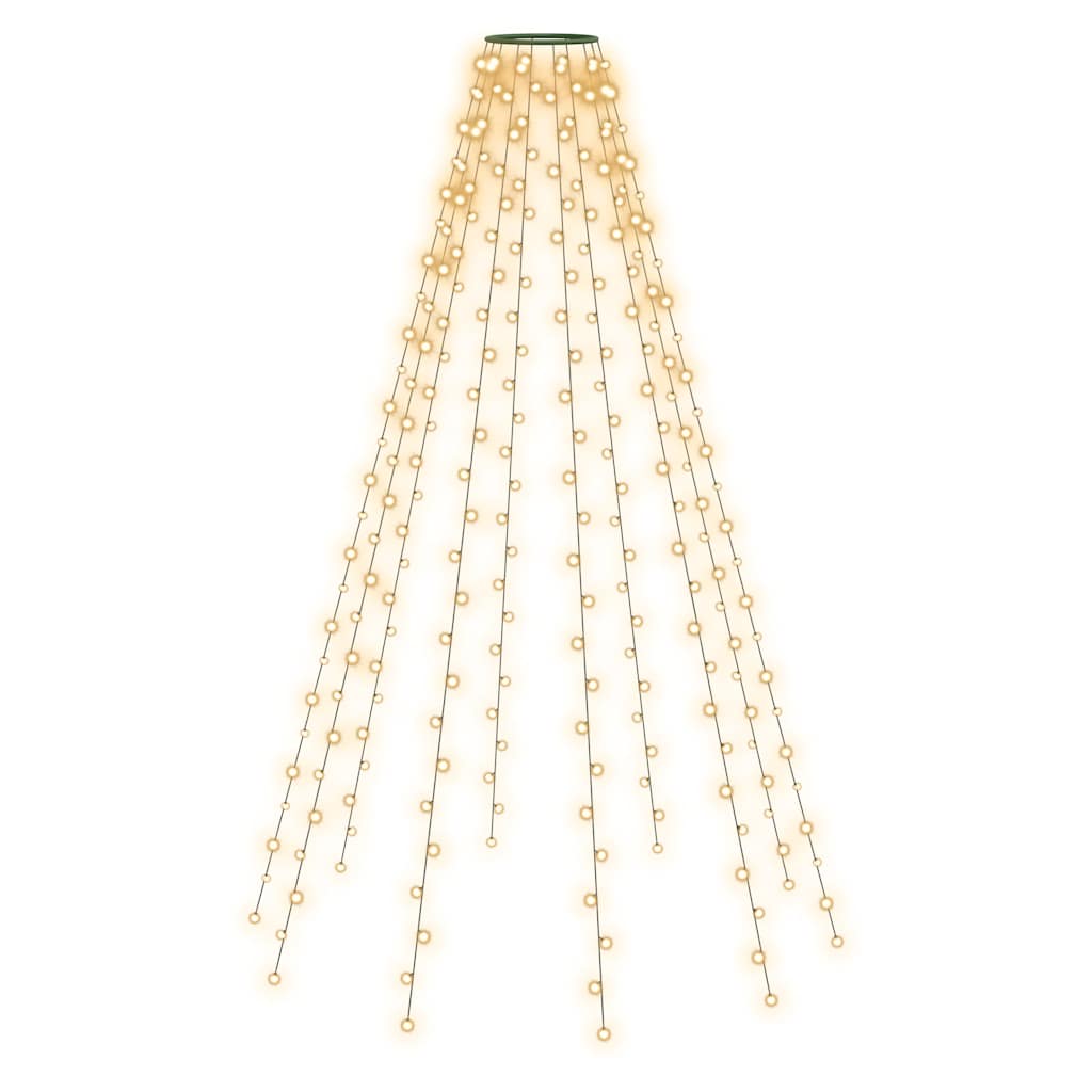 Weihnachtsbaum-Lichternetz mit 180 LEDs Kaltweiß 180 cm