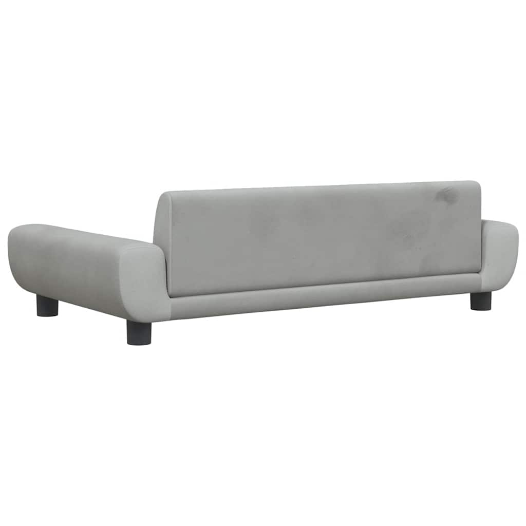 Hundebett Blau 100x54x33 cm Samt
