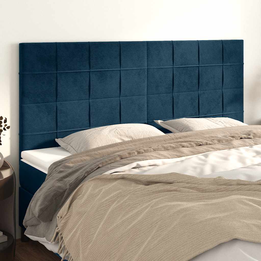 Kopfteil Hellgrau 80x5x118/128 cm Samt