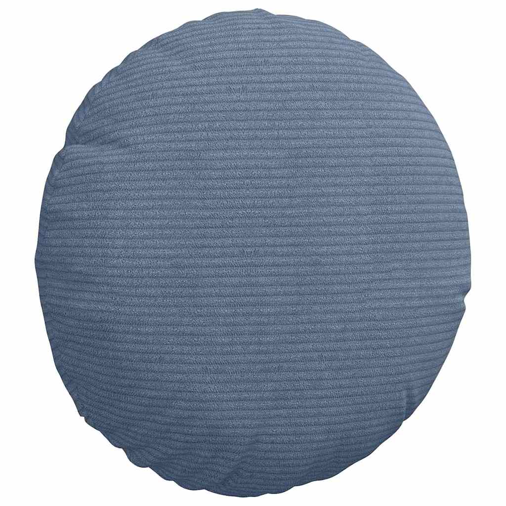 Sitzkissen 2 pcs Hellgrau Ø30 x 13 cm Cordstoff