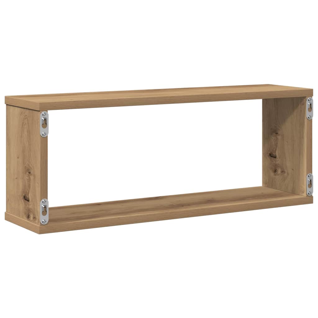 Würfelregale 2 Stk. Weiß 30x15x30 cm