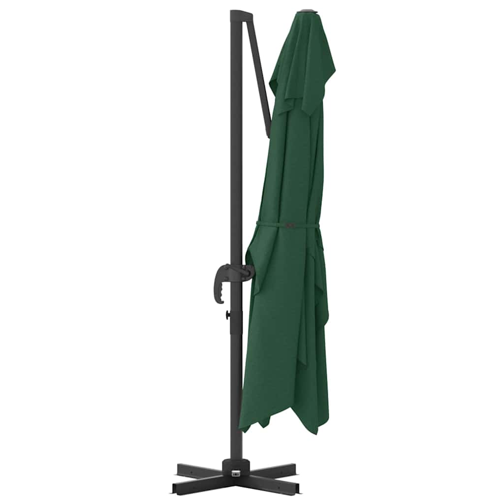 Sonnenschirm Sand 351 x 250 x 260 cm Polyester und Aluminium