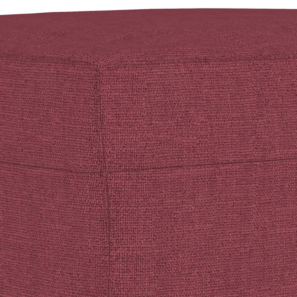 Fußhocker Hellgrau 60x50x41 cm Stoff