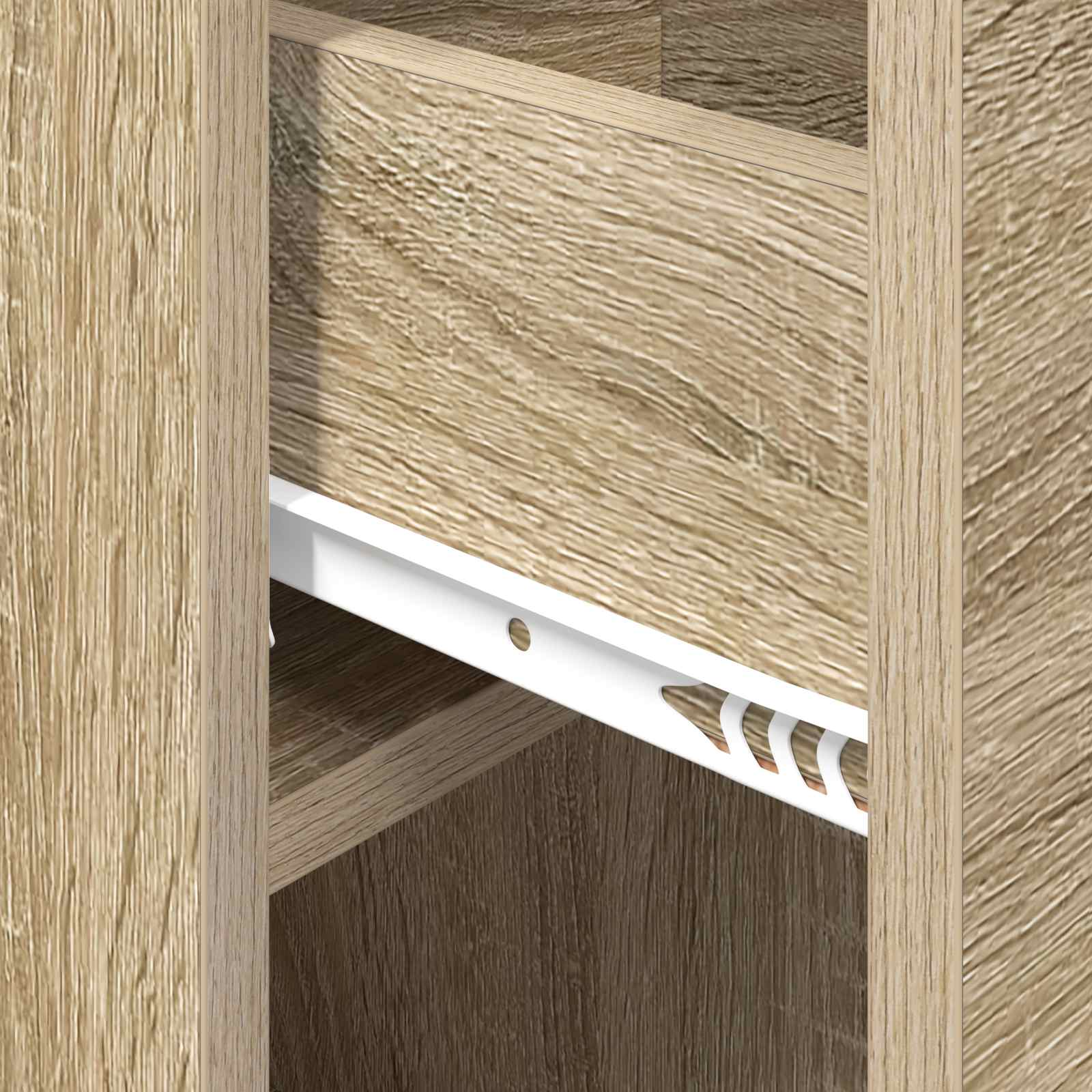 Bettschrank Weiß 29 x 31,5 x 49 cm Holzwerkstoff