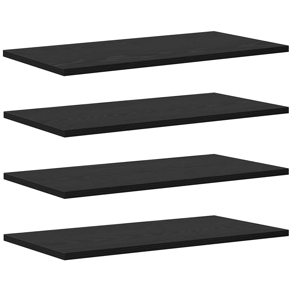Bücherregal-Bretter 4 Stk. Weiß 40x10x1,5 cm Holzwerkstoff