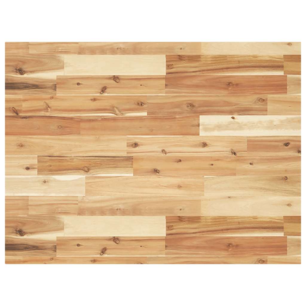 Schreibtischplatte Unbehandelt 60x50x2 cm Massivholz Akazie