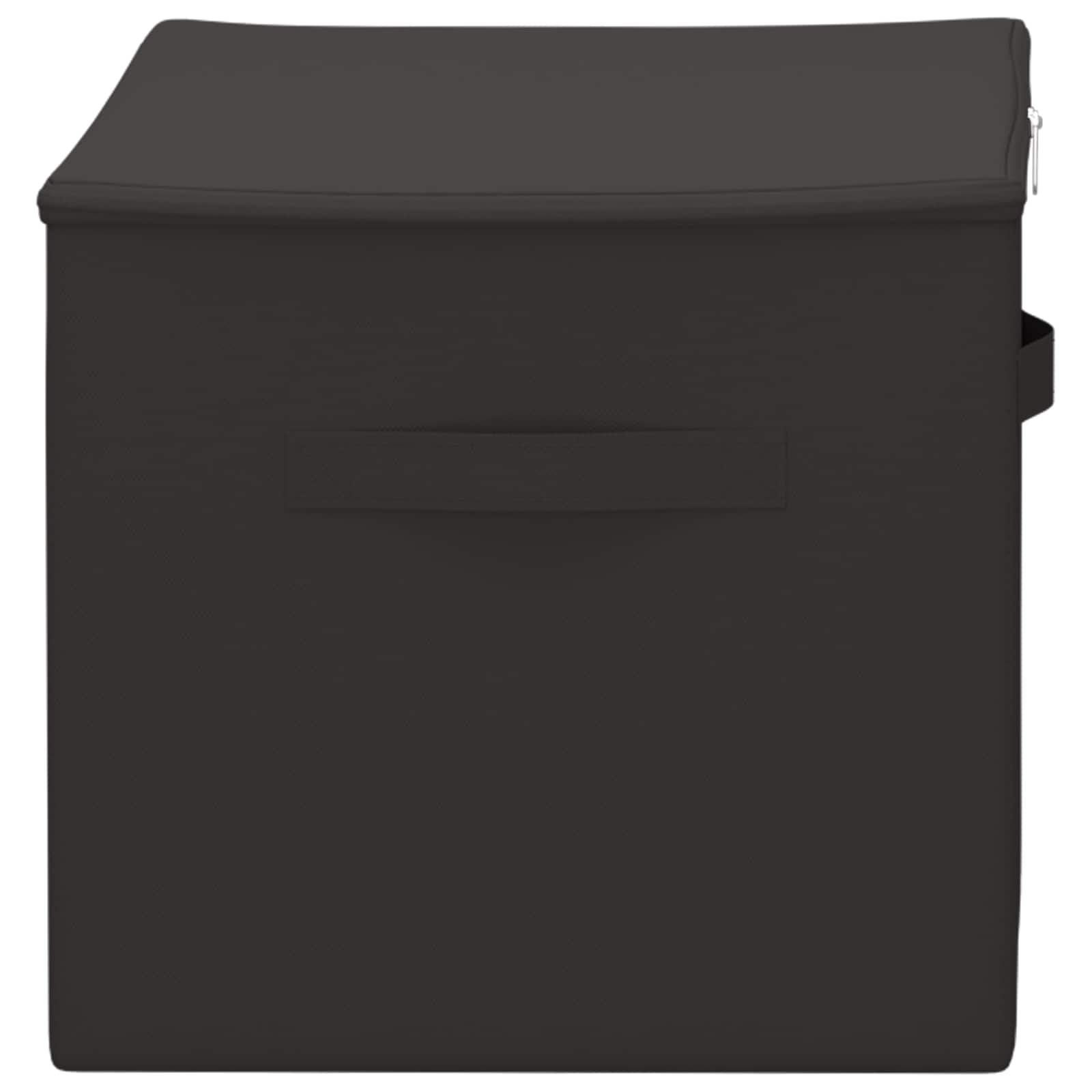 Aufbewahrungsbox Stoff 50x30x25 cm Anthrazit