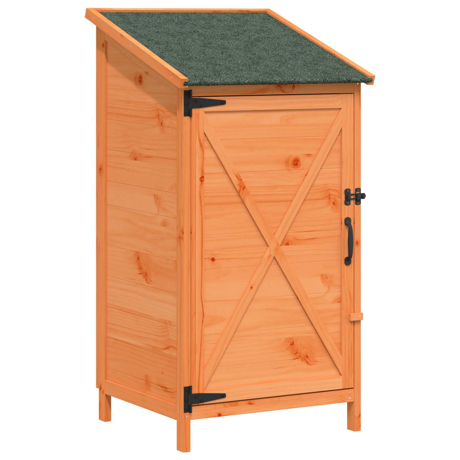 Gartenschuppen Natur 59,5 x 56 x 113,5 cm Massivholz aus Fichte