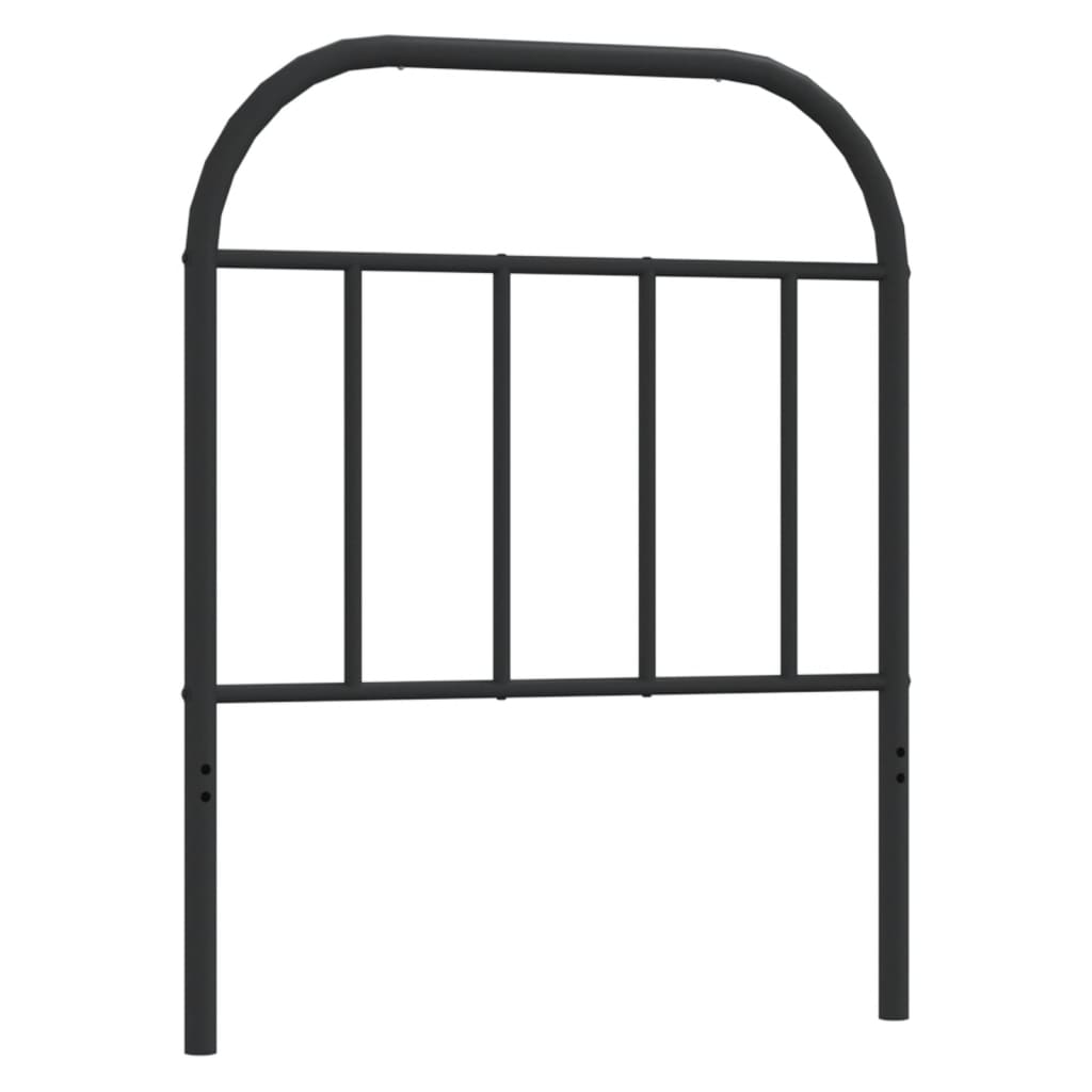 Ersatz-Kopfteil Metall Schwarz 75 cm