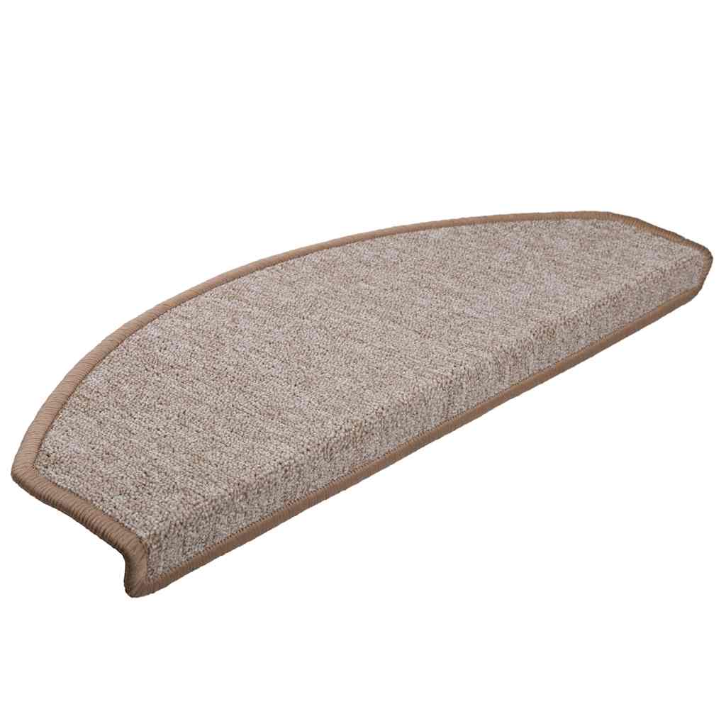 Stufenmatten 15 Stk. 56x17x3 cm Anthrazit Halbrund