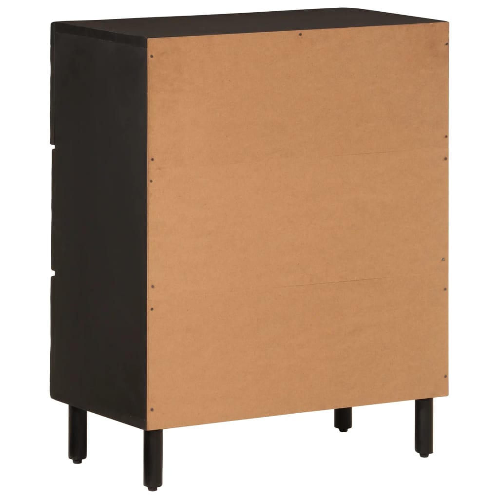 Beistellschrank 60x33x75 cm Massivholz Akazie