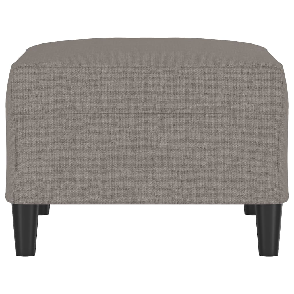 Fußhocker Hellgrau 60x50x41 cm Stoff