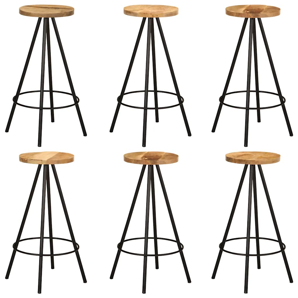 5-tlg. Bar-Set Massivholz Mango