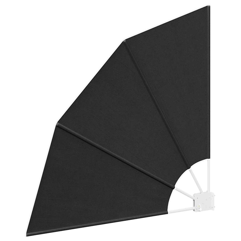 Faltbarer Balkonfächer Grau 210×210 cm