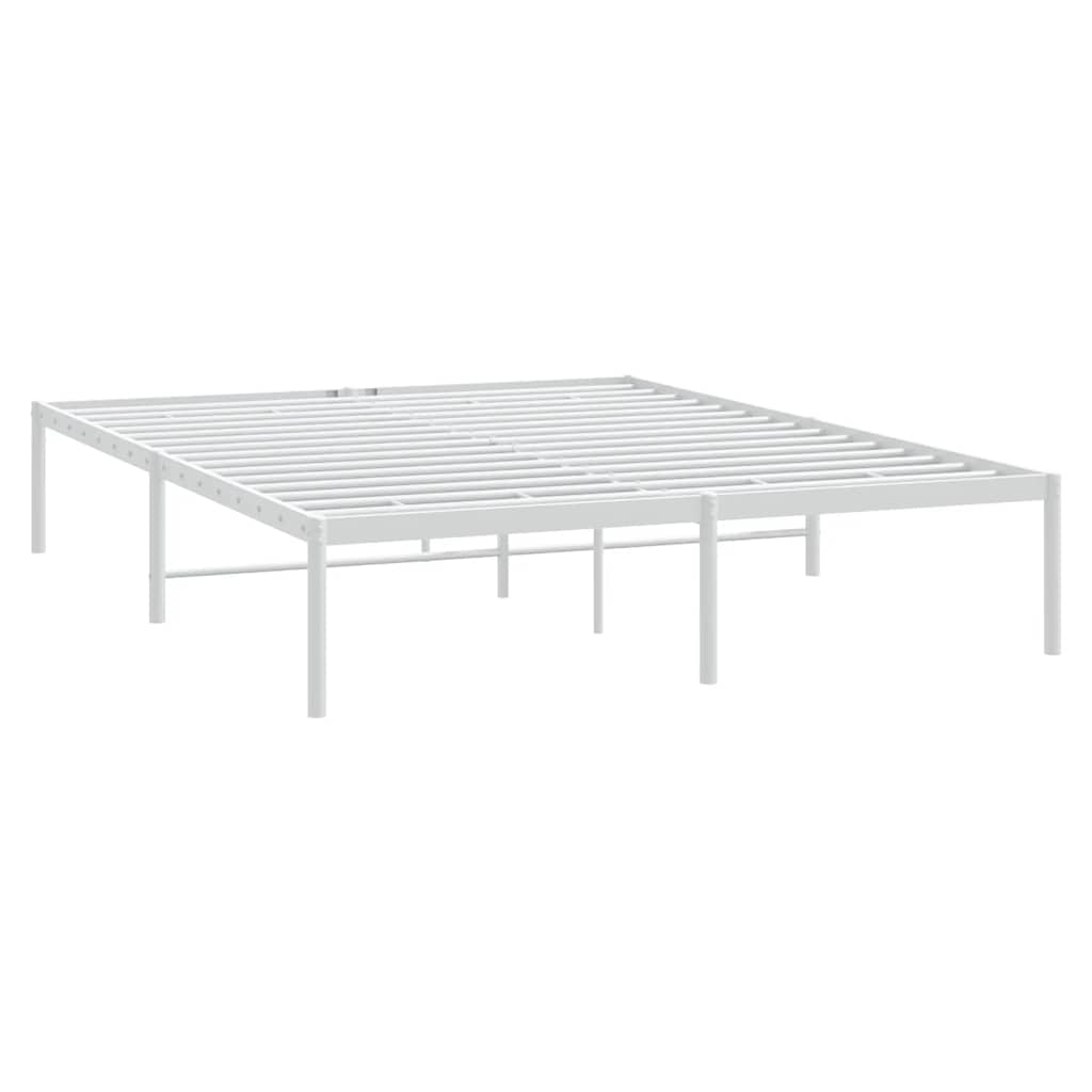 Bettgestell Metall Schwarz 75x190 cm
