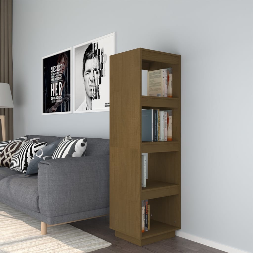 Bücherregal 40x35x71 cm Massivholz Kiefer