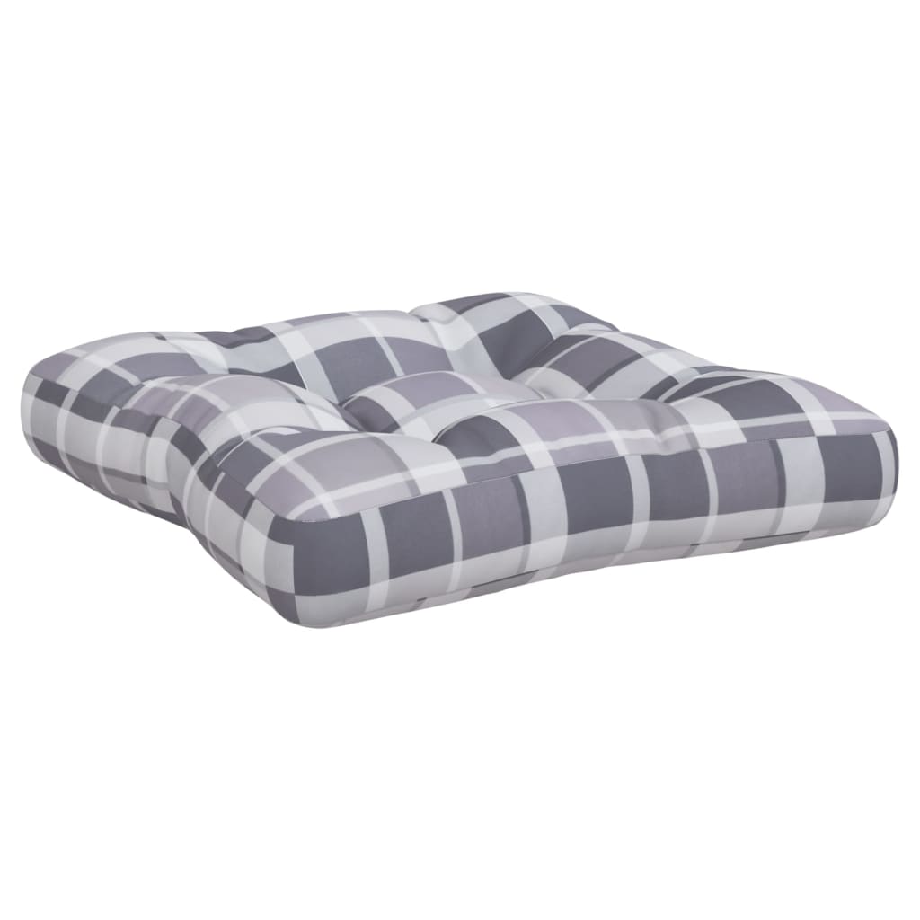 Palettenkissen 3-tlg. Taupe Stoff