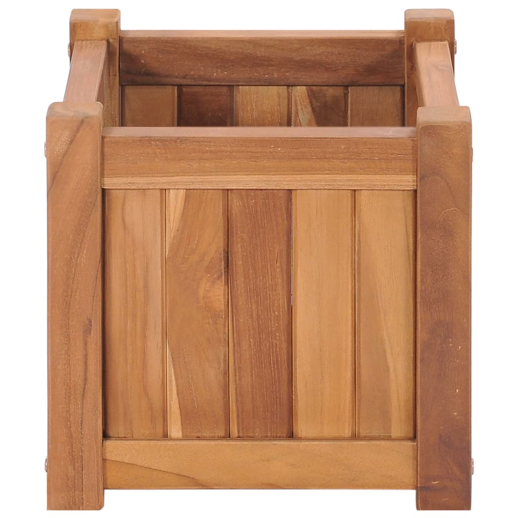 Hochbeet 150x30x25 cm Massivholz Teak
