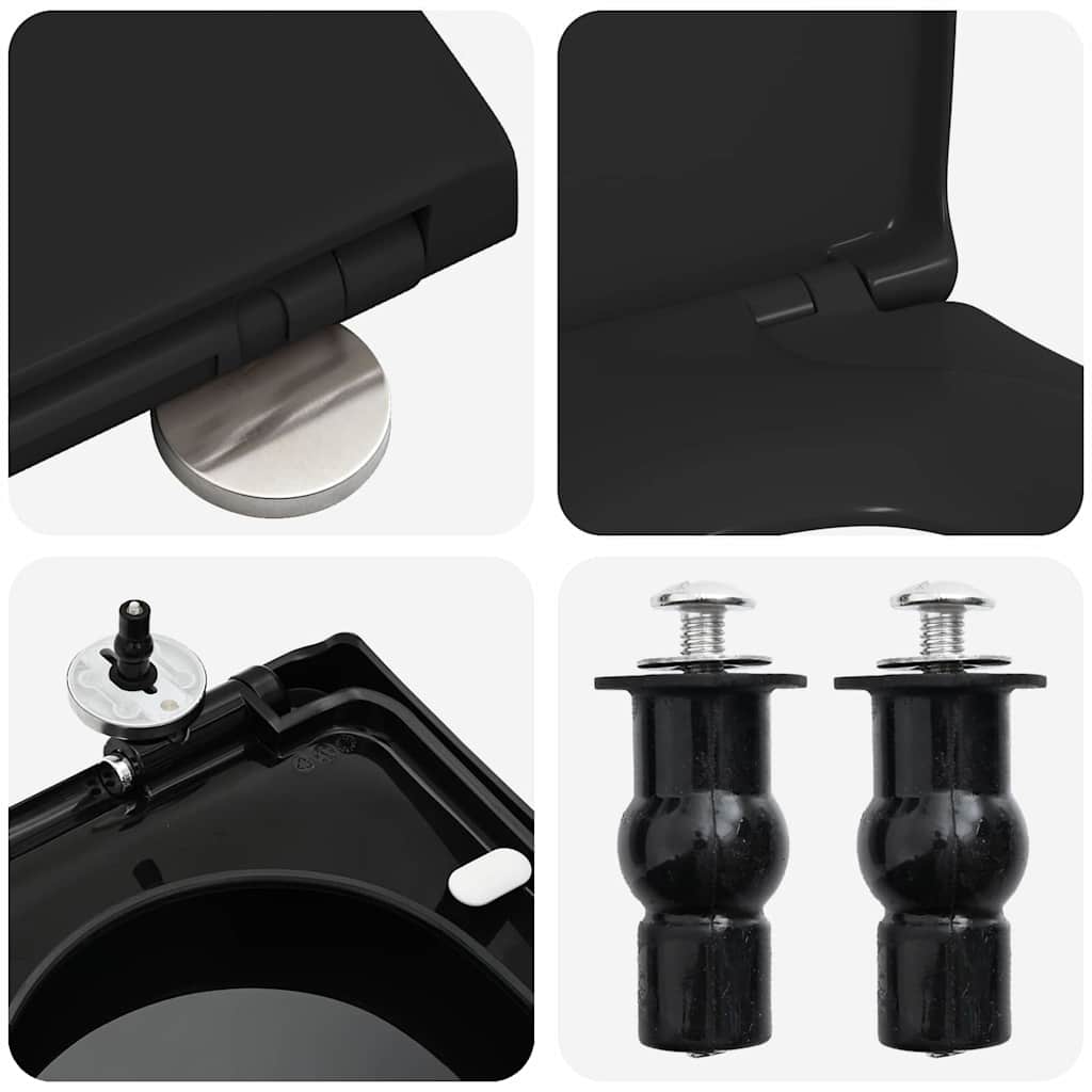 Toilettensitz Verstellbar Weiß 48 x 36,5 x 4,5 cm Polypropylen