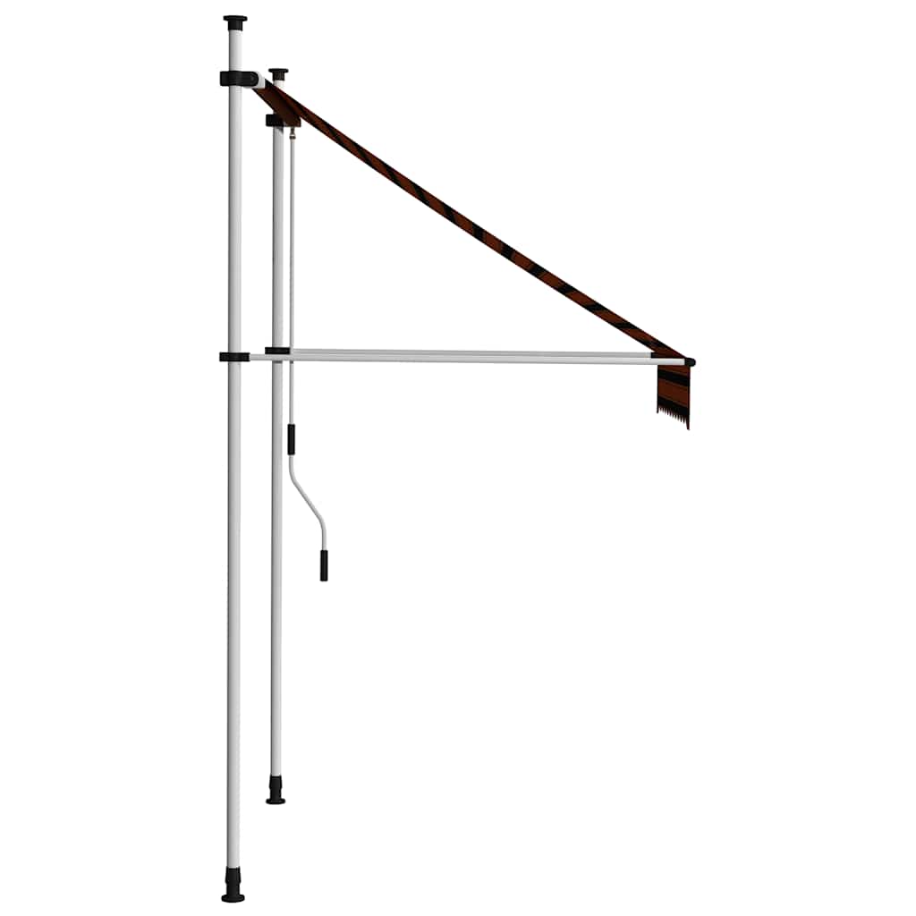 Einziehbare Markise Handbetrieben 150 cm Anthrazit