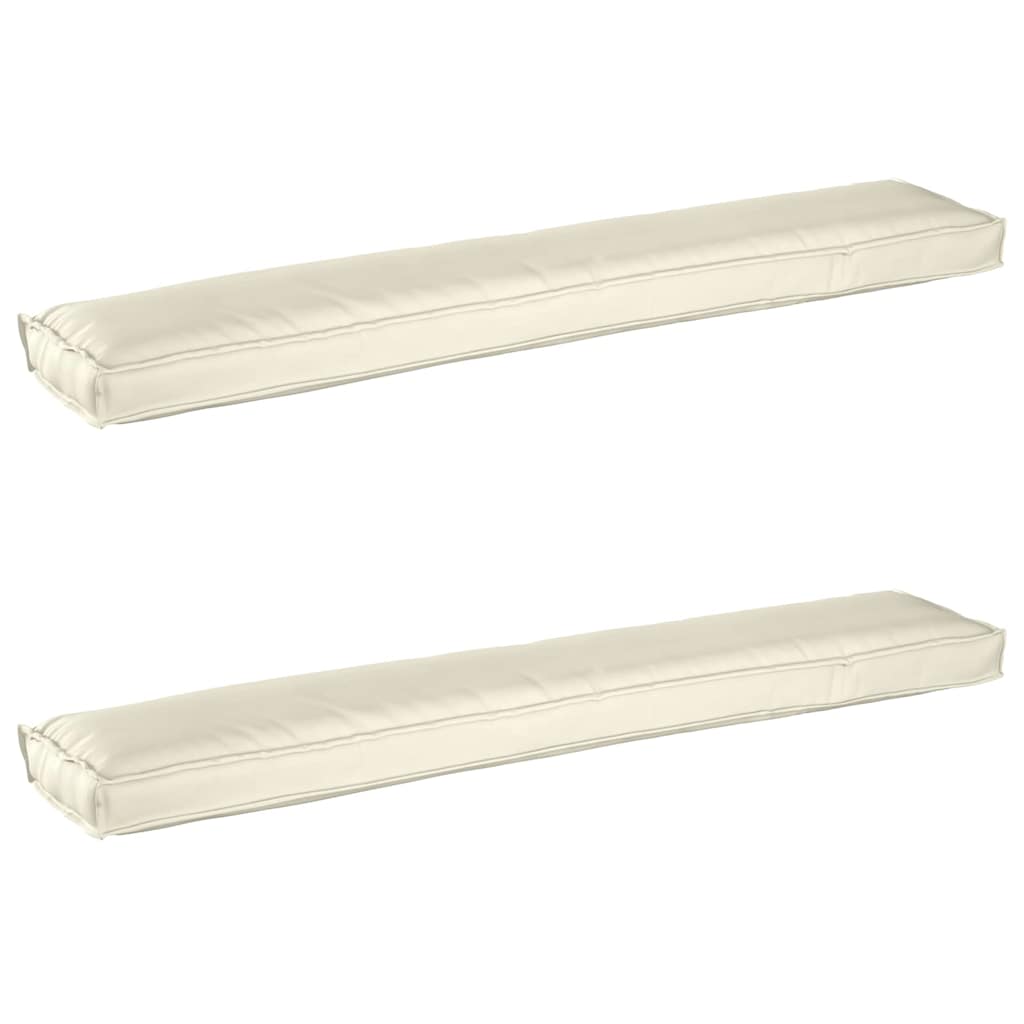 Palettenkissenset 2 pcs Anthrazit 200 x 40 x 8 cm Oxford-Gewebe