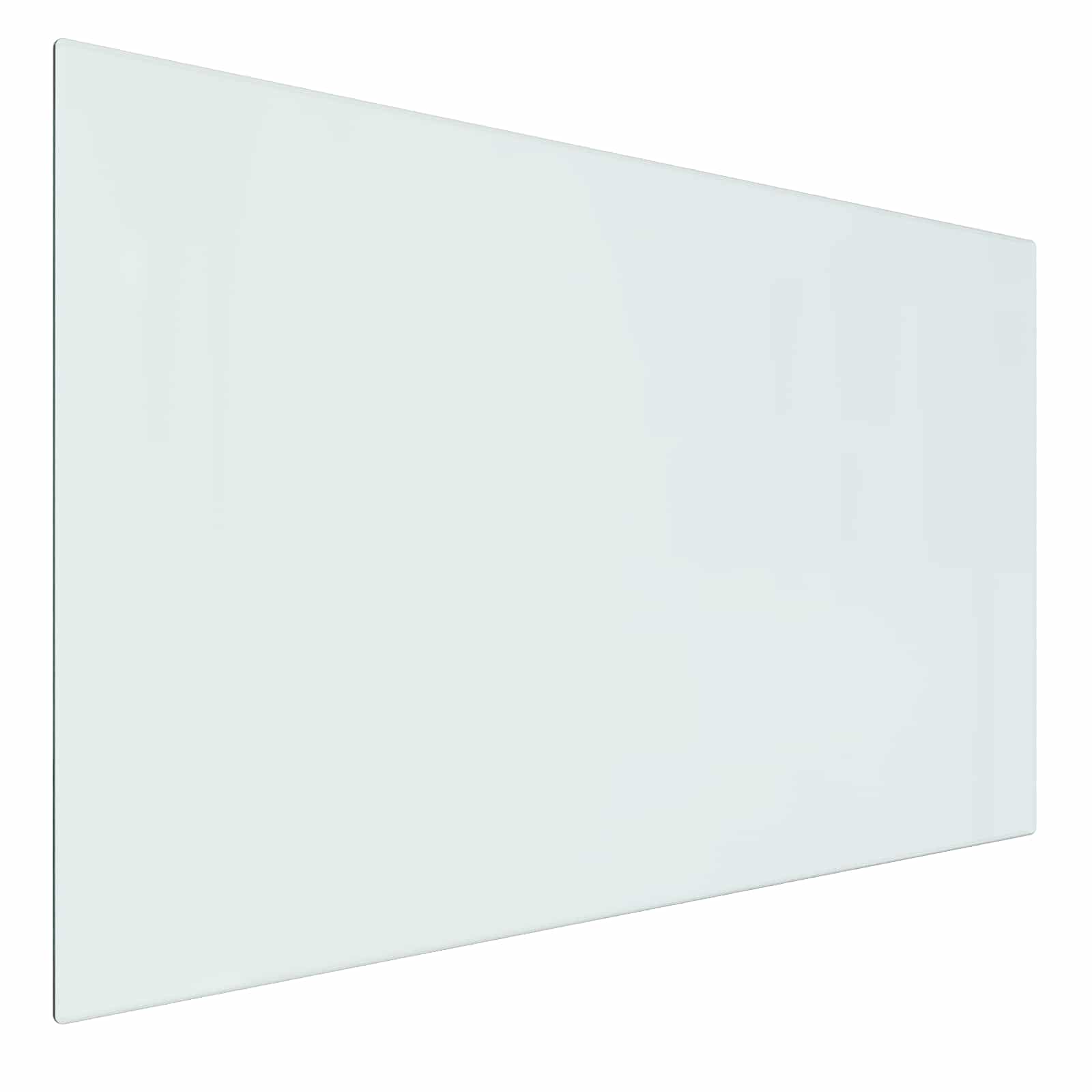 Feuerstelle Glasplatte Transparent 80 x 50 cm Glas
