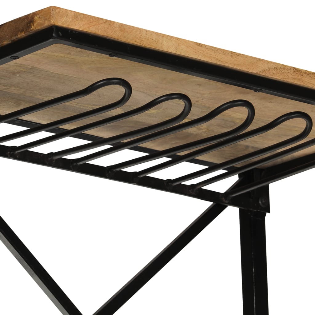 Traktor-Weinschrank 49x31x172 cm Mango Massivholz