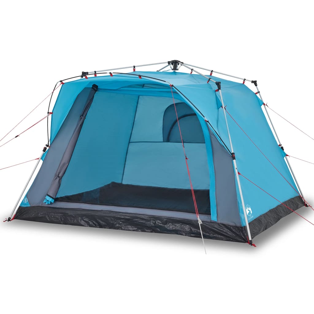 Campingzelt 4 Personen Grün Quick Release