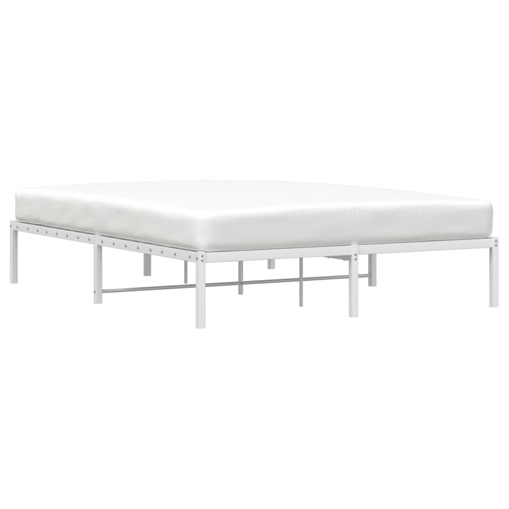 Bettgestell Metall Schwarz 75x190 cm