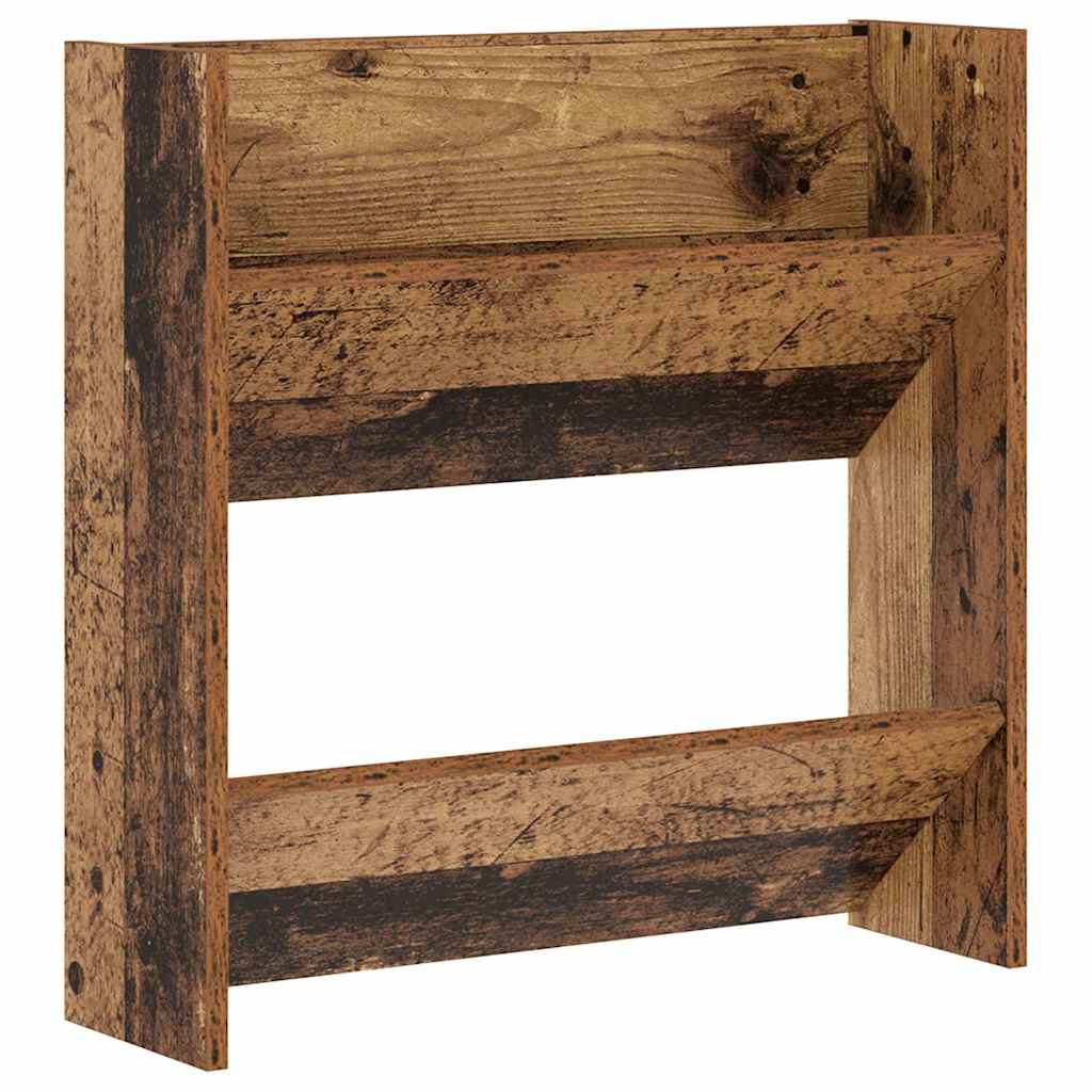 Wand-Schuhschränke 4 Stk. Weiß 60x18x60 cm Holzwerkstoff