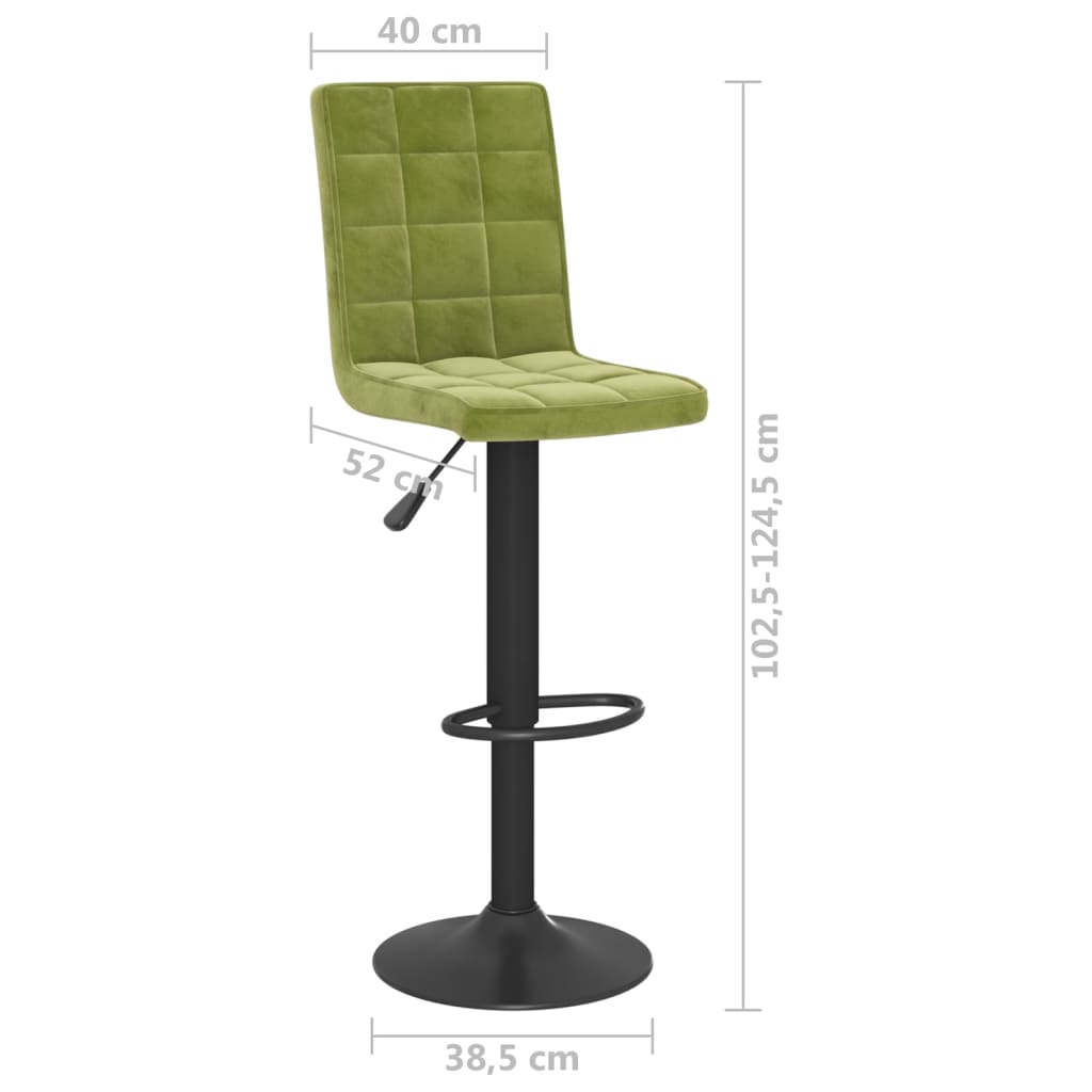 Barhocker Rosa Samt