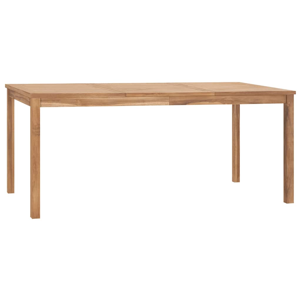 Garten-Esstisch 140x80x77 cm Massivholz Teak