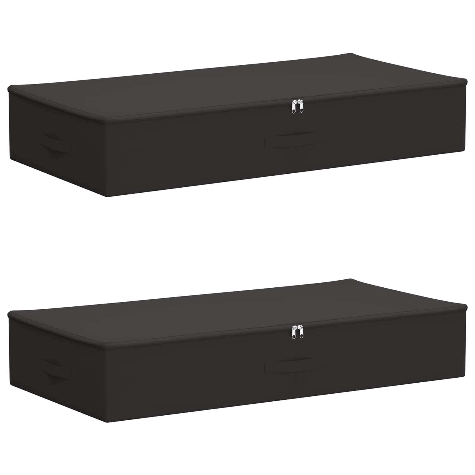 Aufbewahrungsbox Stoff 50x30x25 cm Anthrazit