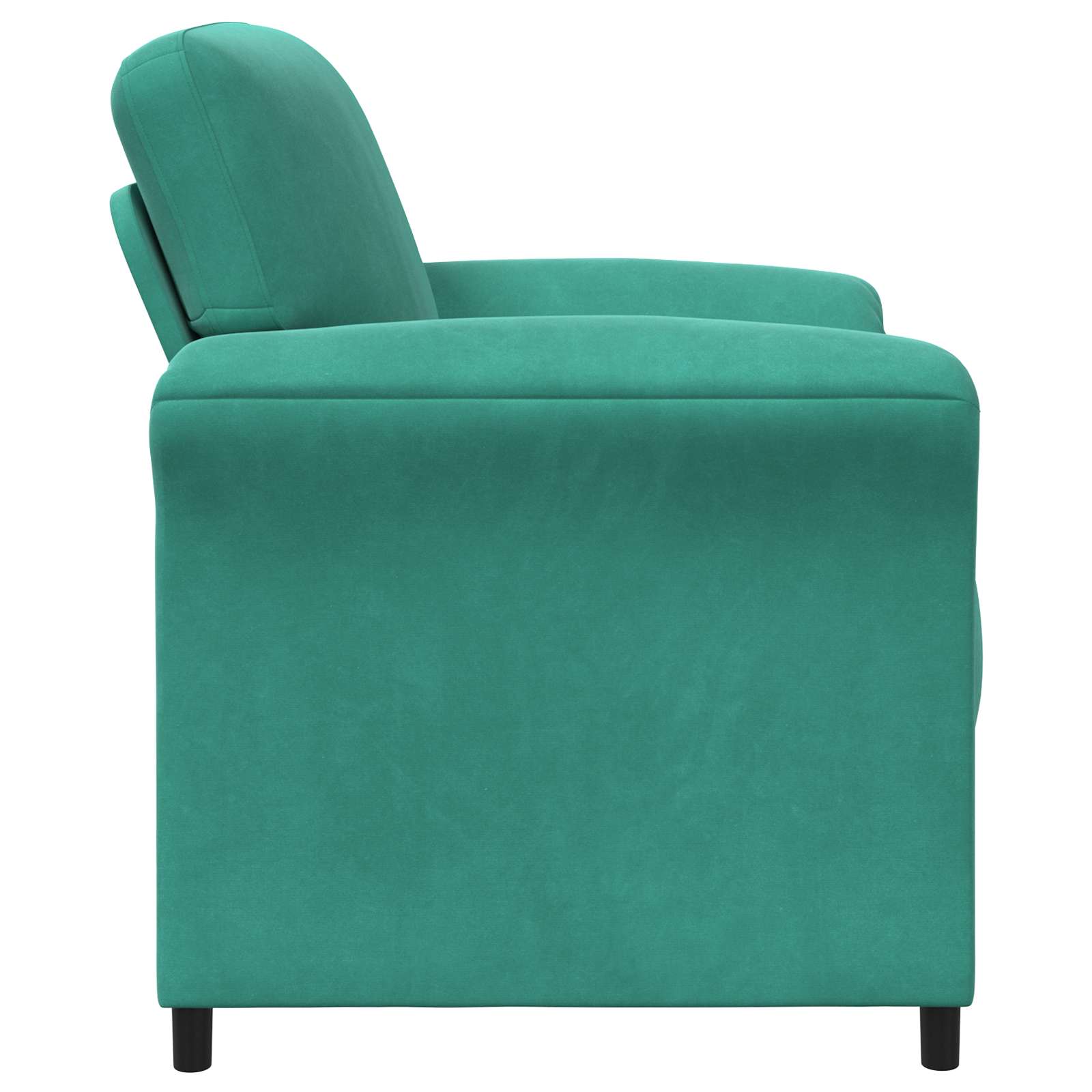1-Sitzer Sofa Hellgrau 88 x 83 x 95 cm Samt