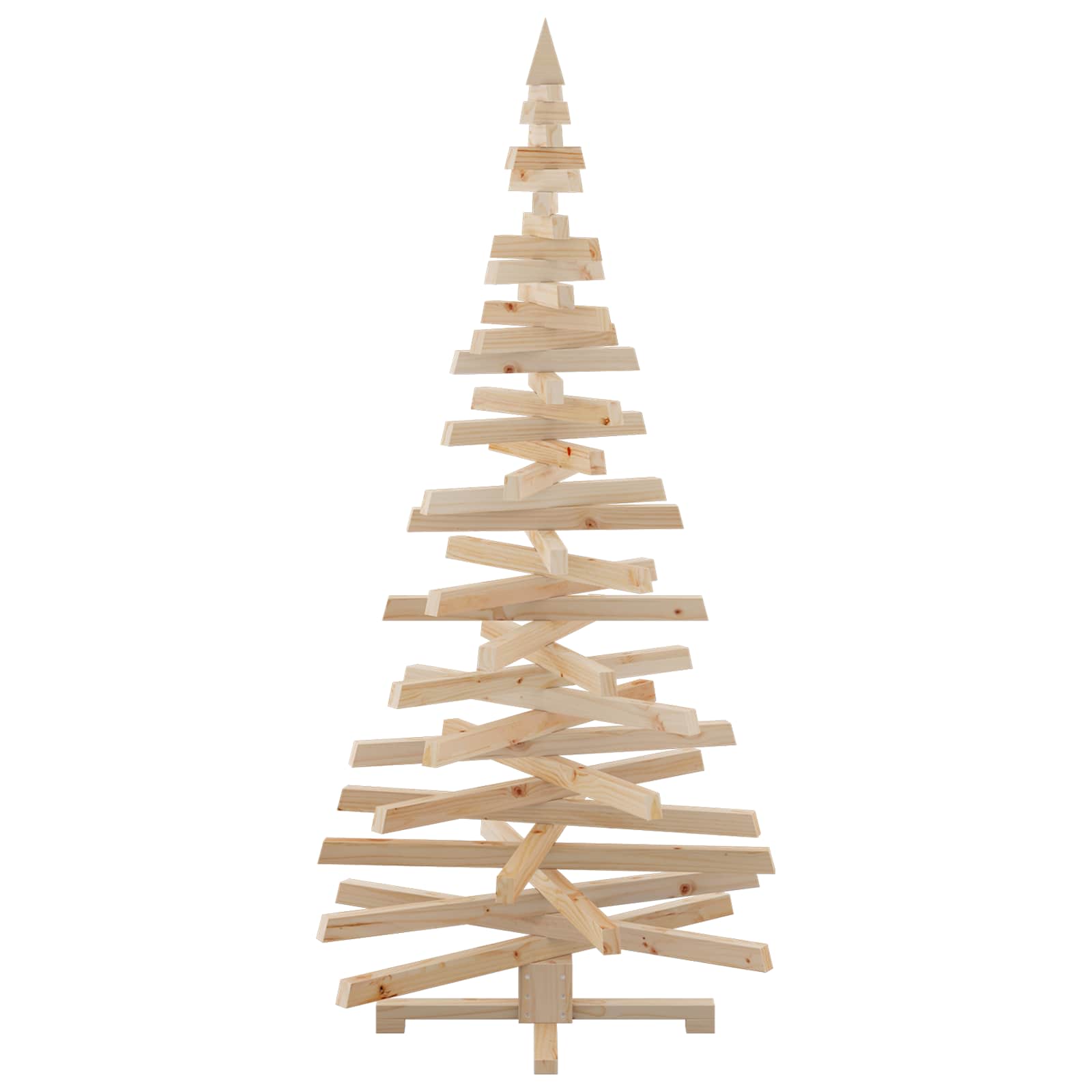 Weihnachtsbäume mit Ständer Natur 60 cm Massivholz Kiefer