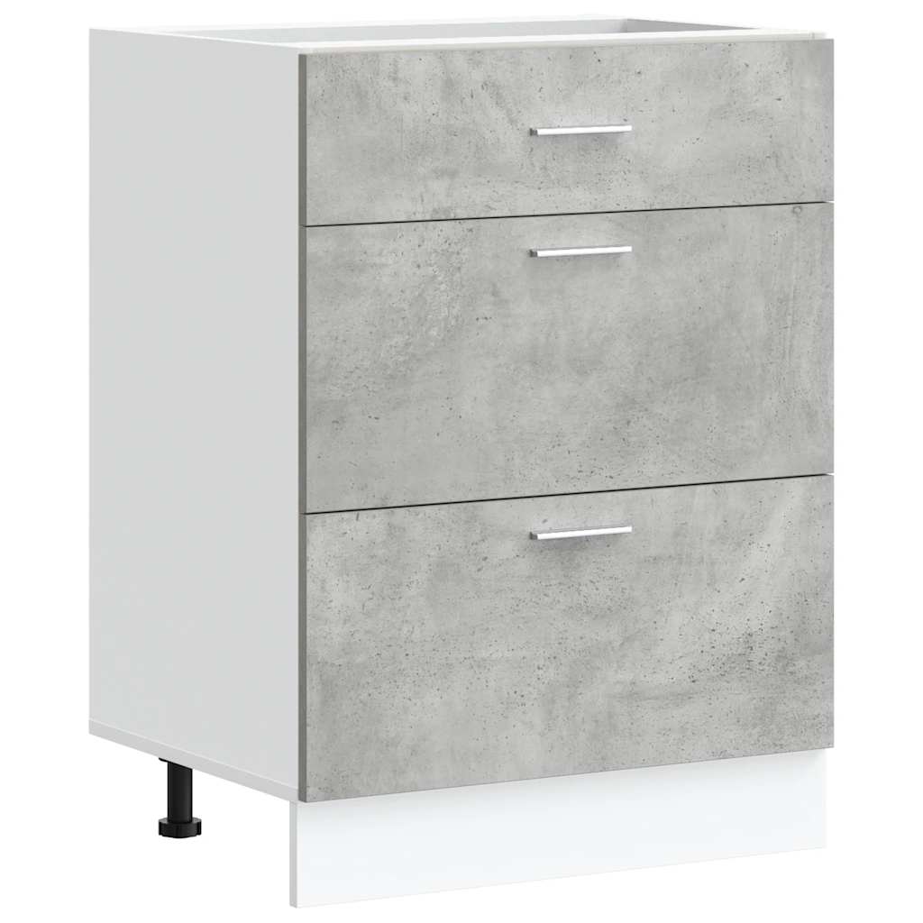 Unterschrank Lyon Weiß 60x46x81,5 cm Holzwerkstoff