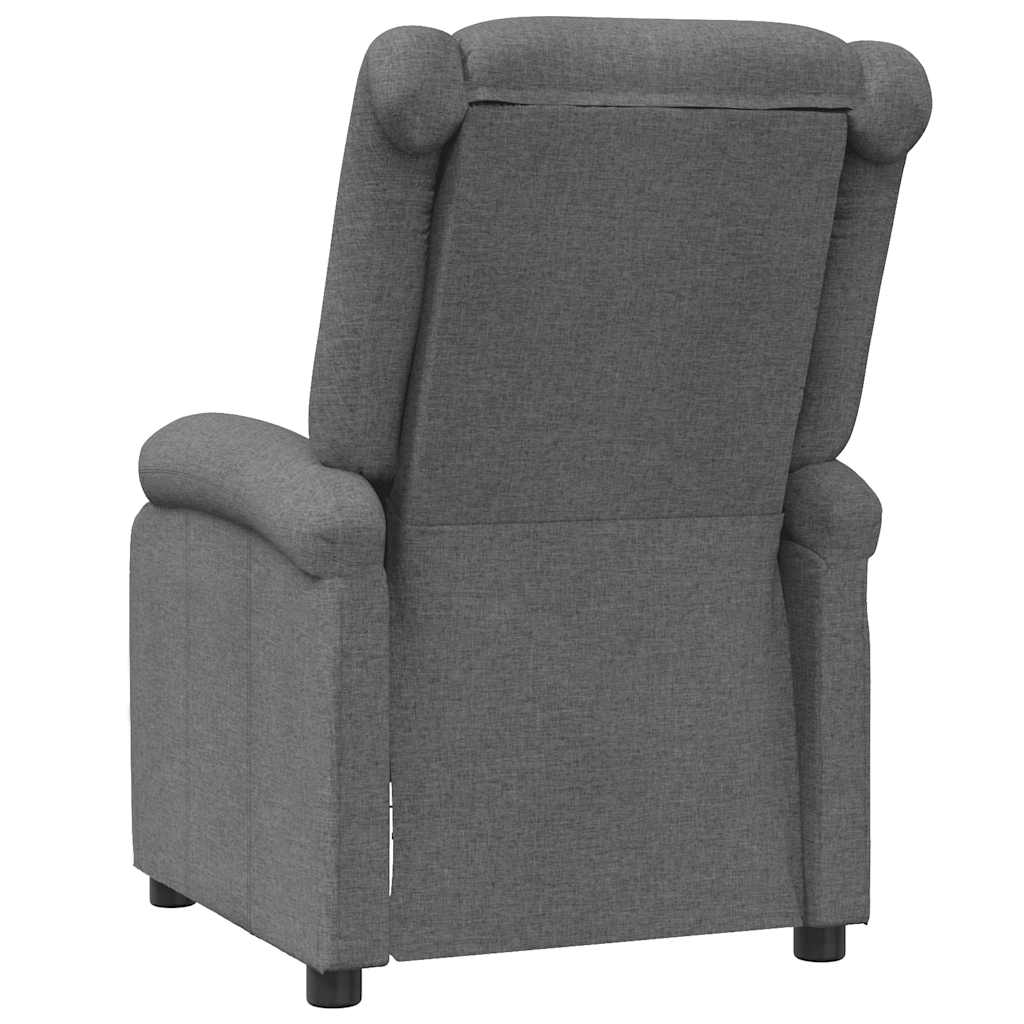 Massagesessel Hellgrau Stoff