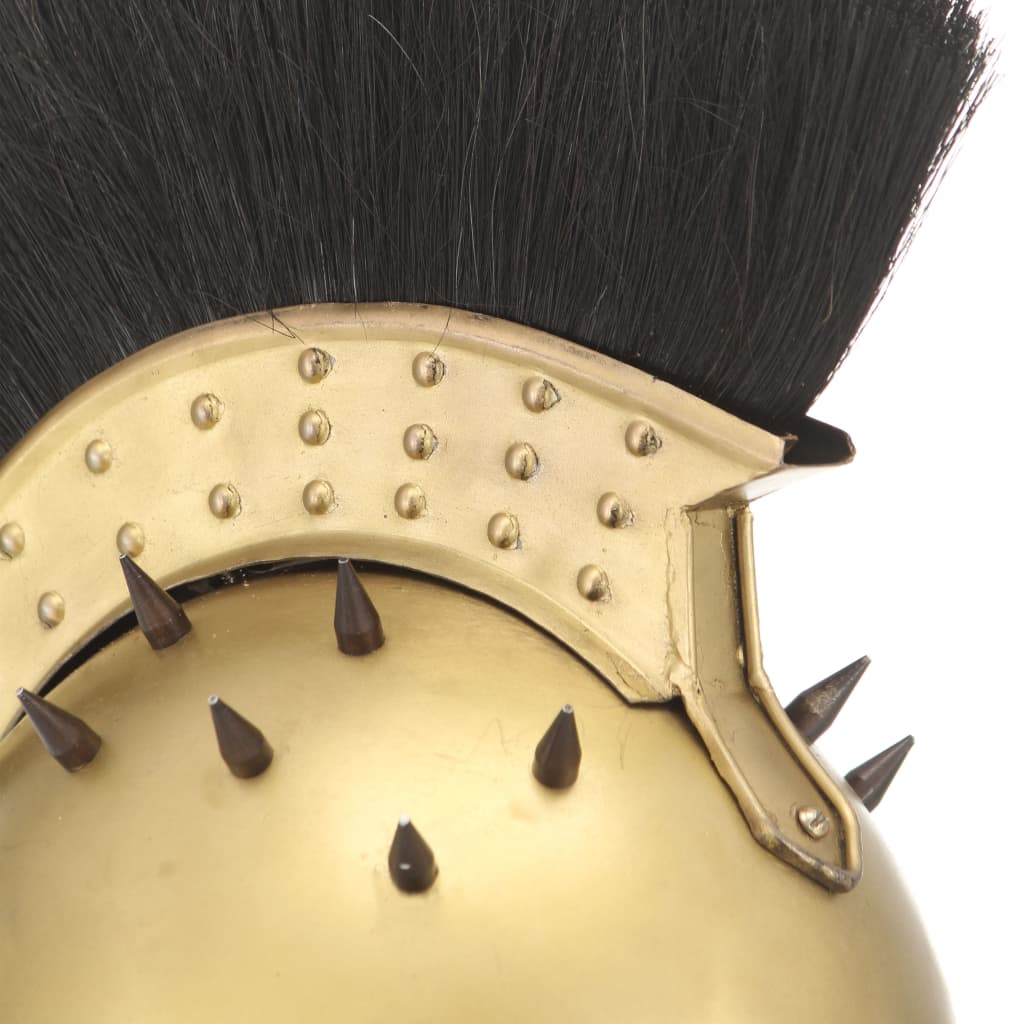 Preußische Pickelhaube Antik Replik für LARP Schwarz Stahl