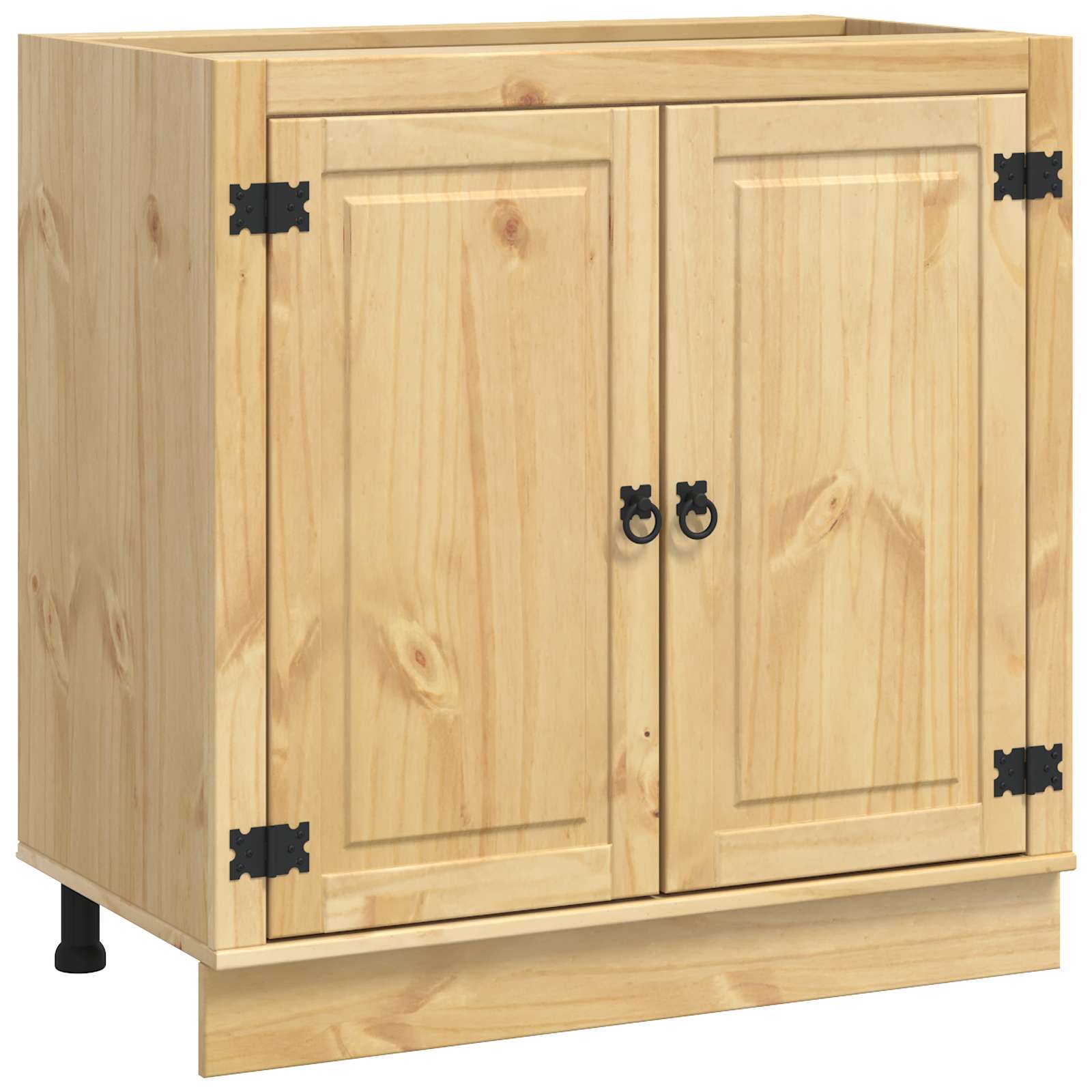 Schrank SKI Honigbraun 60 x 46 x 81,5 cm Massives Kiefernholz