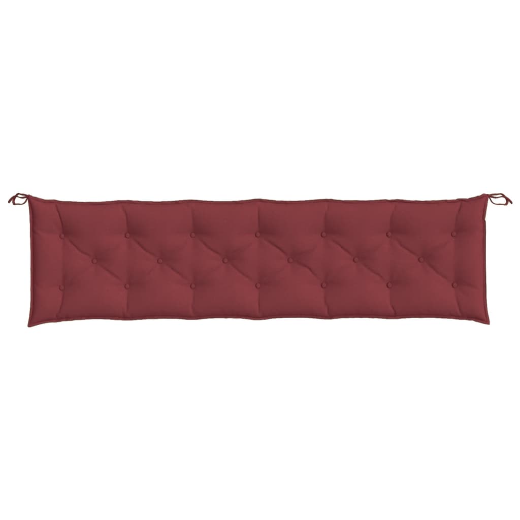 Gartenbank-Auflagen 2 Stk. Melange Anthrazit 100x50x7 cm Stoff