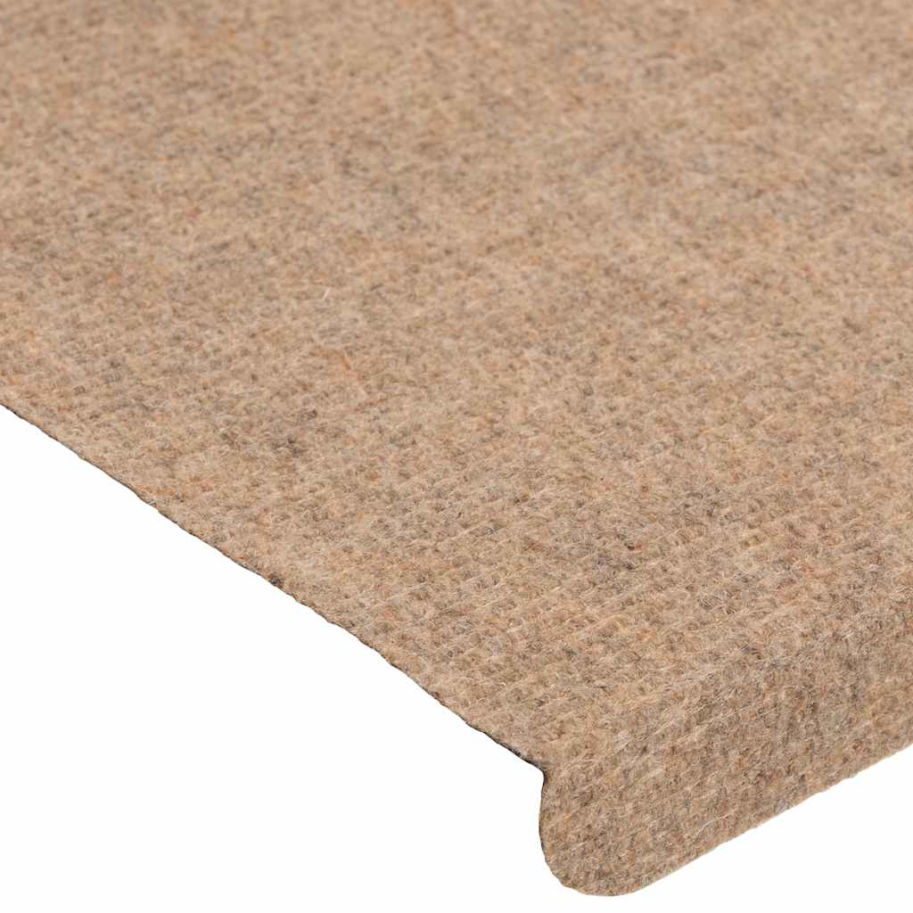 Stufenmatten Selbstklebend 15 Stk. 56x17x3 cm Beige