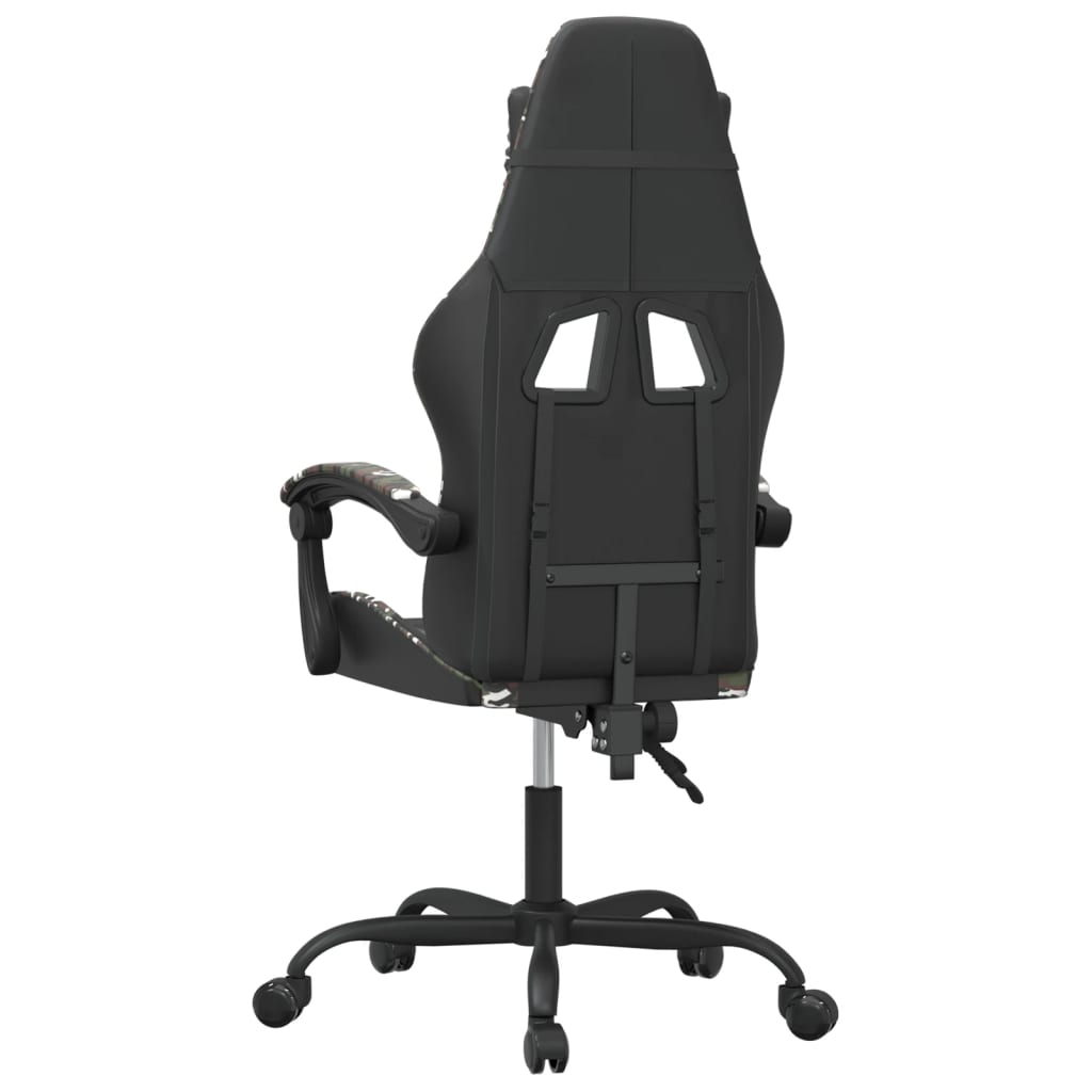 Gaming-Stuhl Schwarz und Golden Kunstleder