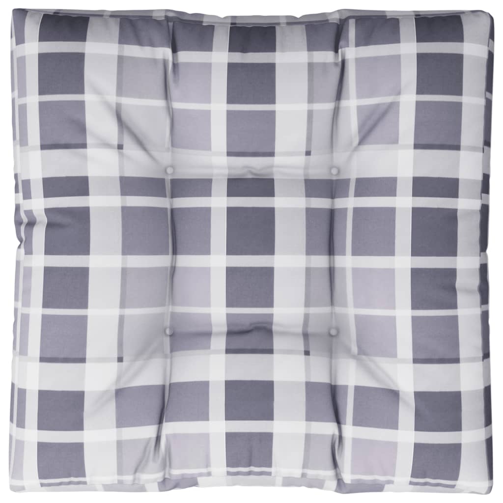 Palettenkissen Anthrazit 50x50x12 cm Stoff