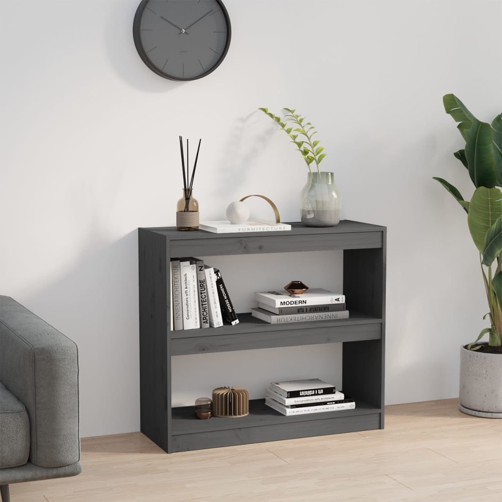 Bücherregal/Raumteiler 80x30x71,5 cm Massivholz Kiefer