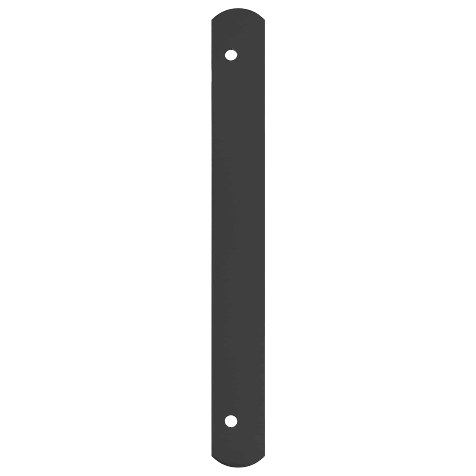 Fenstergitter 76 x 30 cm Pulverbeschichteter Stahl Schwarz