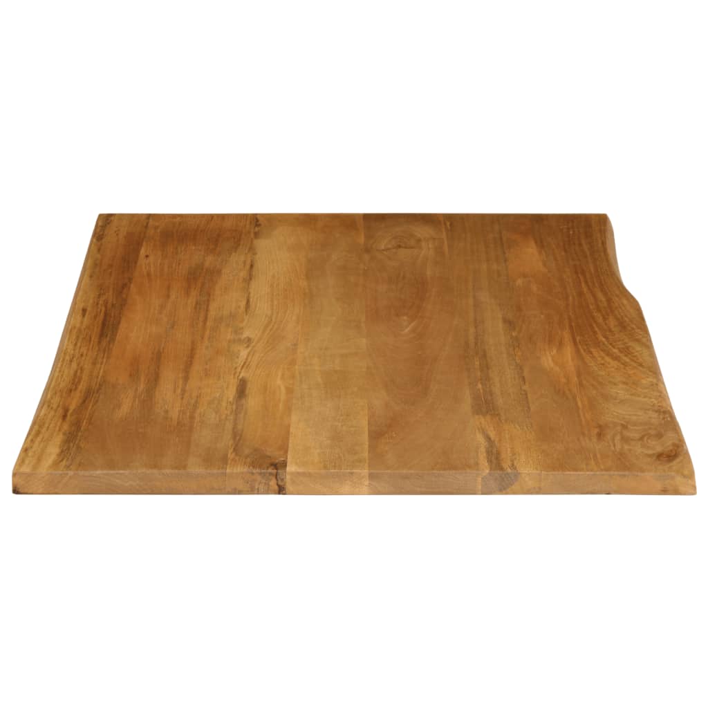 Tischplatte 40x40x2,5 cm Rechteckig Massivholz Akazie Baumkante